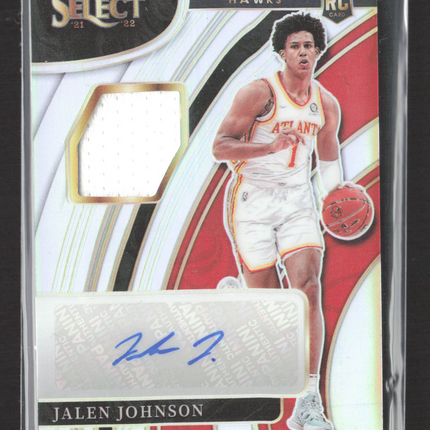 2022 Panini Select Prizm Jalen Johnson #RJ-JJN 033/199 Patch Auto
