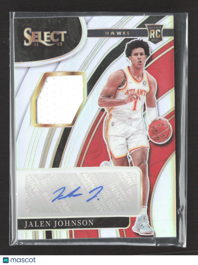 2022 Panini Select Prizm Jalen Johnson #RJ-JJN 033/199 Patch Auto