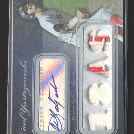 2008 Topps Sterling Sterling Carl Yastrzemski #4SSA-116 Patch Auto 1/1