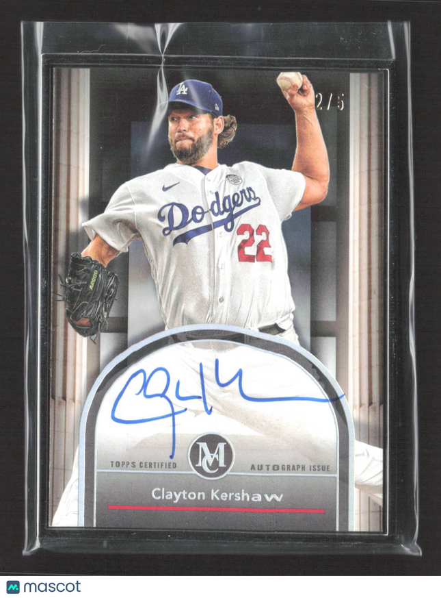 2024 Topps Museum Collection Clayton Kershaw #FMA-CK Framed Autograph /5