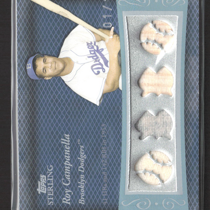 2008 Topps Sterling Roy Campanella #4SM-54 Game-Used Patch 01/10