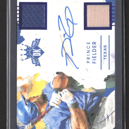2016 Panini Diamond Kings Auto Prince Fielder #DKS-PF Patch Bat Auto /5