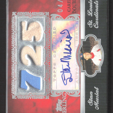 2007 Topps Sterling Stan Musial #3CSA-74 04/10 Patch Auto