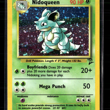 Pokemon 2000 Base Set 2 Nidoqueen #12/130