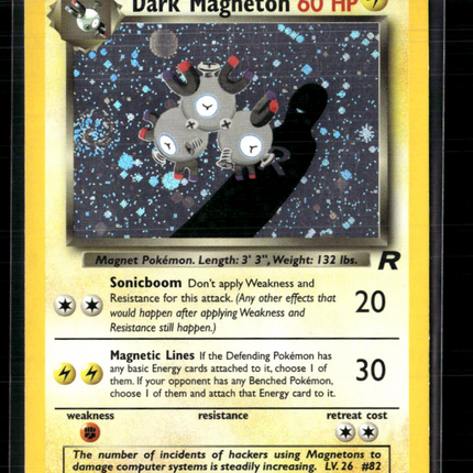 Pokemon 2000 Team Rocket Dark Magneton #11/82