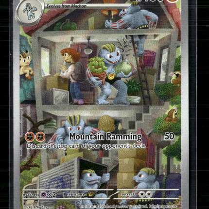 Pokemon 2023 Scarlet & Violet 151 Machoke #177/165