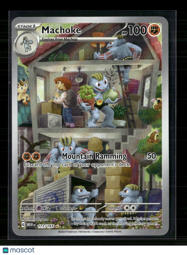 Pokemon 2023 Scarlet & Violet 151 Machoke #177/165