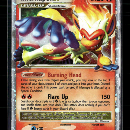 Pokemon 2007 Diamond & Pearl Infernape LV.X #DP10