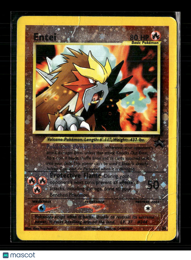 Pokemon 2001 Wizards Entei #34