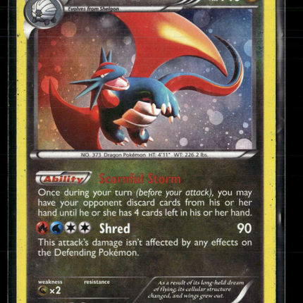 Pokemon 2012 Dragons Exalted Salamence #8/20