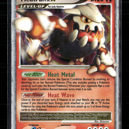 Pokemon 2008 EX Holon Phantoms Heatran LV.X #DP31