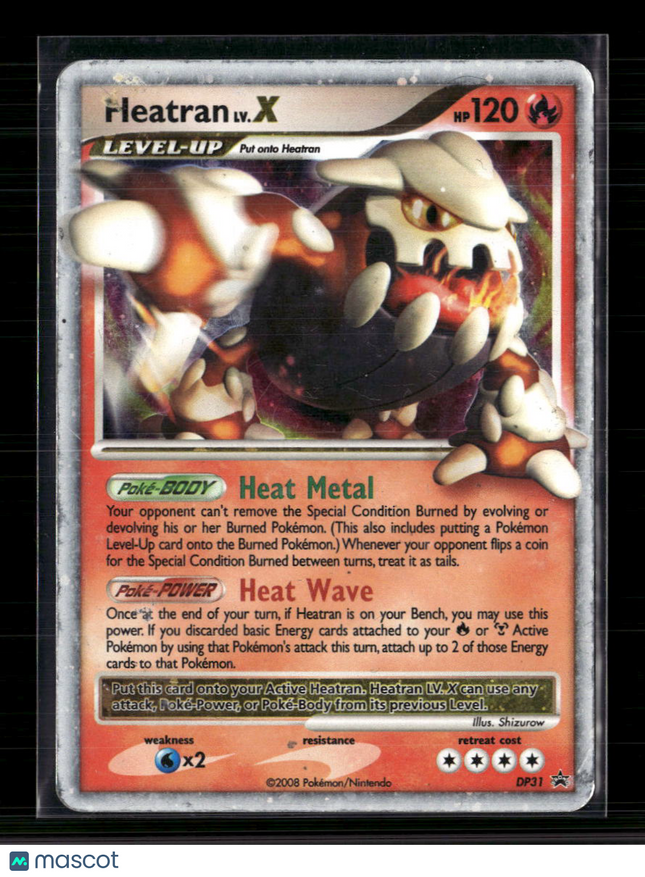 Pokemon 2008 EX Holon Phantoms Heatran LV.X #DP31