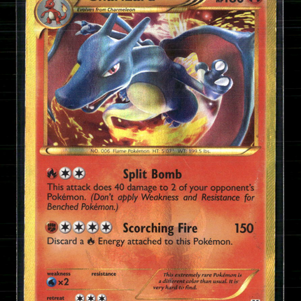 Pokemon 2012 Boundaries Crossed Charizard SR #136/135