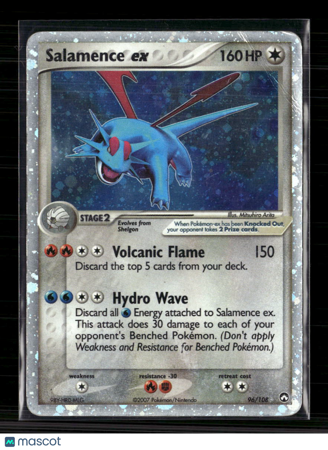 Pokemon 2007 EX Dragon Frontiers Salamence EX #96/108