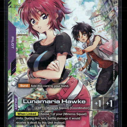 Gundam Card Game Lunamaria Hawke (U+) Phantom Aria U+ • GD04-095 Holofoil