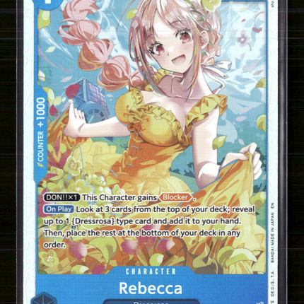 One Piece Card Game Rebecca (OP15-053) Adventure on Kami's Island SR • OP15-053
