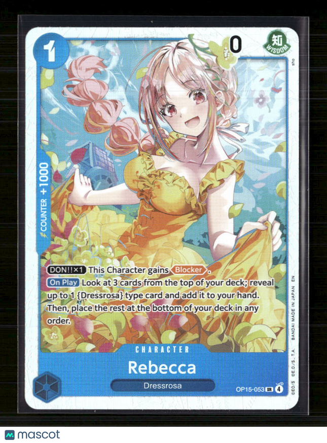 One Piece Card Game Rebecca (OP15-053) Adventure on Kami's Island SR • OP15-053