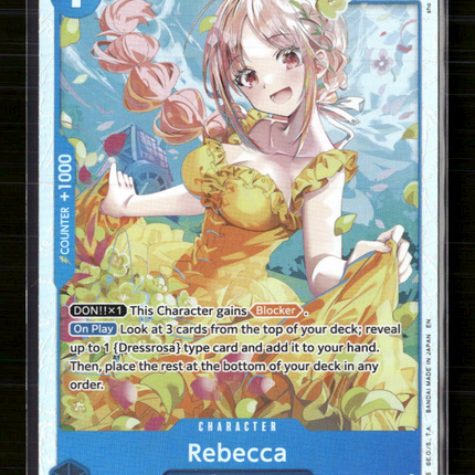 One Piece Card Game Rebecca (OP15-053) Adventure on Kami's Island SR • OP15-053