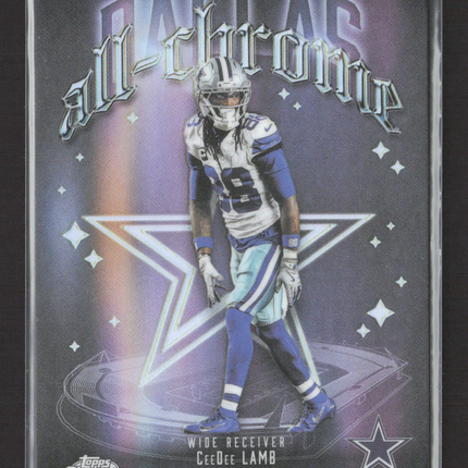 2025 Topps Chrome All Chrome Team CeeDee Lamb #ACT-8 Refractor
