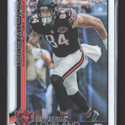 2025 Topps Chrome Colston Loveland #345 Refractor RC