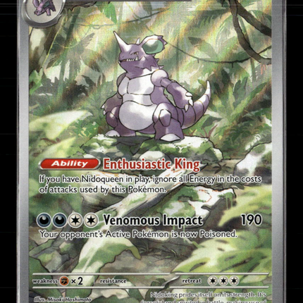 Pokemon 2023 Scarlet & Violet 151 Nidoking #174/165