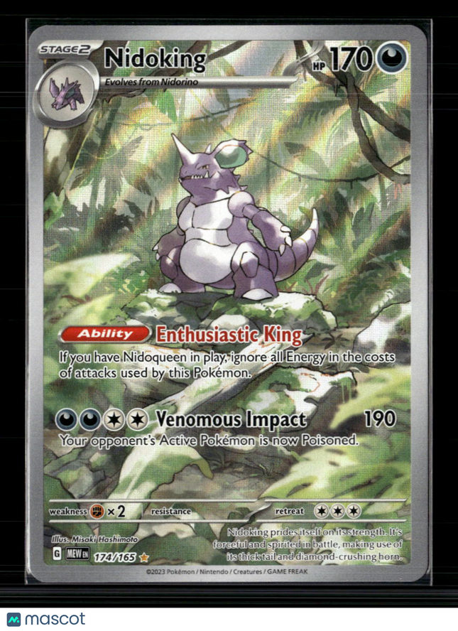 Pokemon 2023 Scarlet & Violet 151 Nidoking #174/165