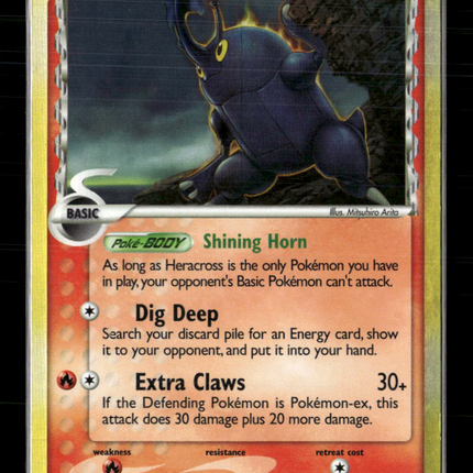 Pokemon 2006 EX Dragon Frontiers Heracross #3/101