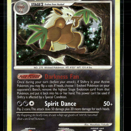 Pokemon 2007 Diamond & Pearl Shiftry Holofoil #14/130