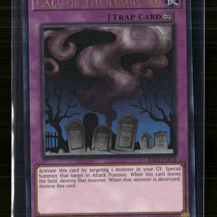 Yu-Gi-Oh! Call of the Haunted Rarity Collection Ultimate Rare RA05-EN076 1st Ed