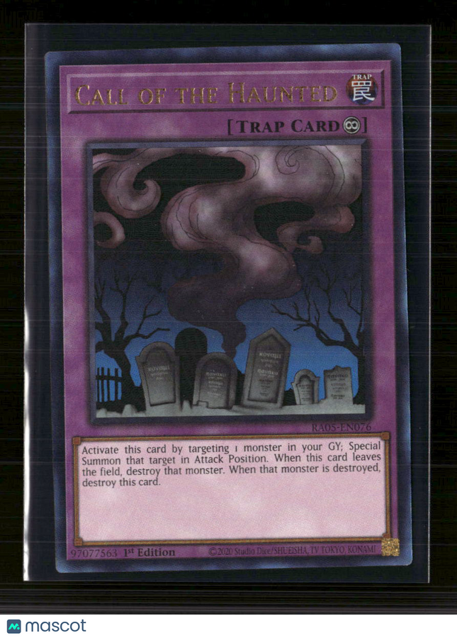 Yu-Gi-Oh! Call of the Haunted Rarity Collection Ultimate Rare RA05-EN076 1st Ed