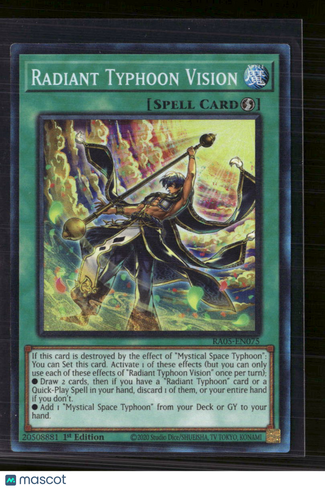 Yu-Gi-Oh! Radiant Typhoon Vision Rarity Collection 5 Collector's Rare RA05-EN075