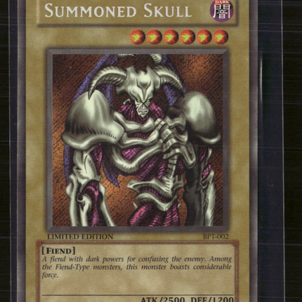 Yu-Gi-Oh! Summoned Skull 2002 Collectors Tin Secret Rare • BPT-002 Limited