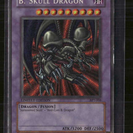 Yu-Gi-Oh! B. Skull Dragon 2002 Collectors Tin Secret Rare • BPT-006 Limited