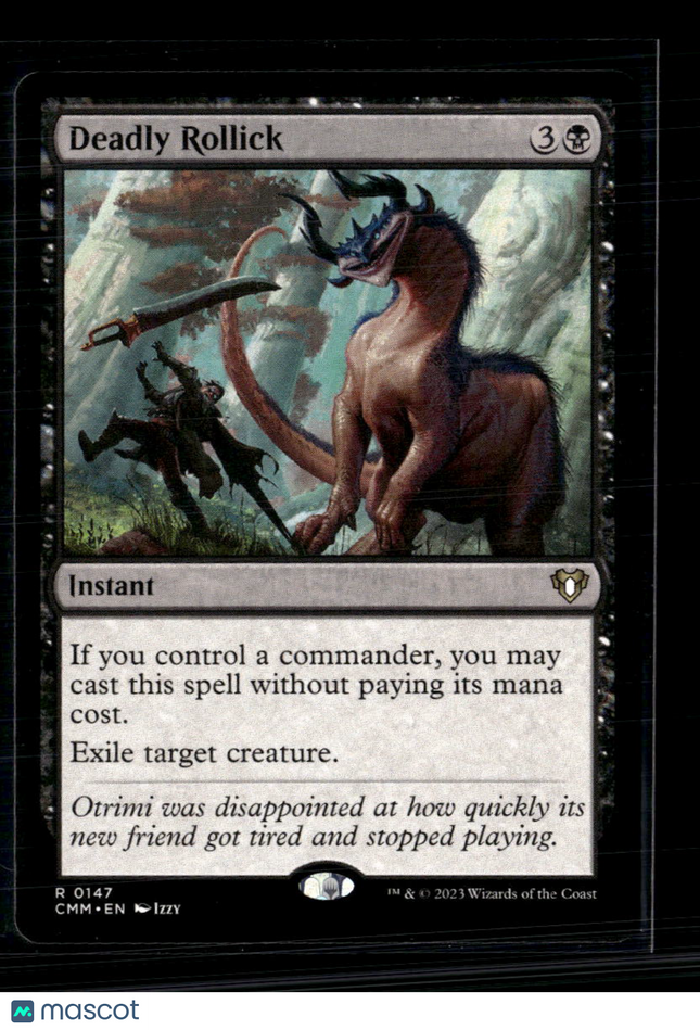 Magic: The Gathering Deadly Rollick Commander Masters R • 147 Normal