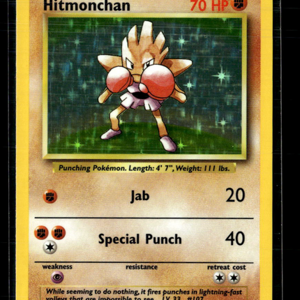 Pokemon 1999 Base Set Hitmonchan #7/102