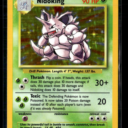 Pokemon 1999 Base Set Nidoking #11/102
