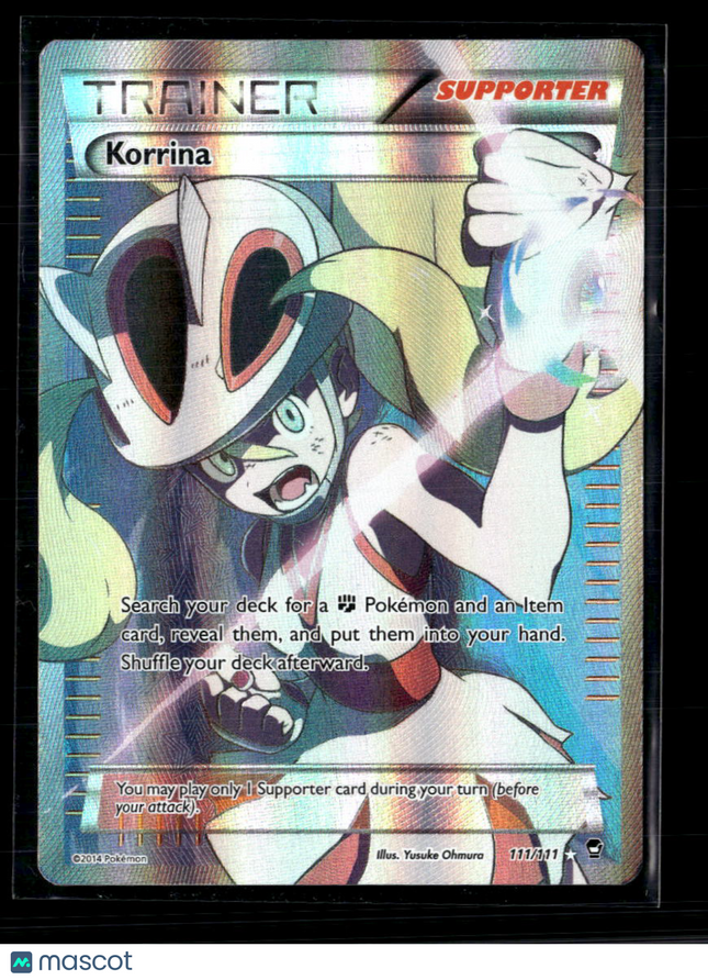 Pokemon 2014 Furious Fists Korrina FA #111/111