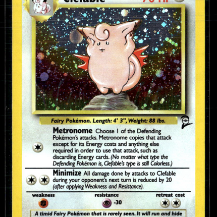 Pokemon 2000 Base Set 2 Clefable #5/130