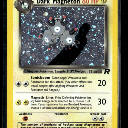 Pokemon 2000 Team Rocket Dark Magneton #11/82