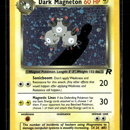 Pokemon 2000 Team Rocket Dark Magneton #11/82