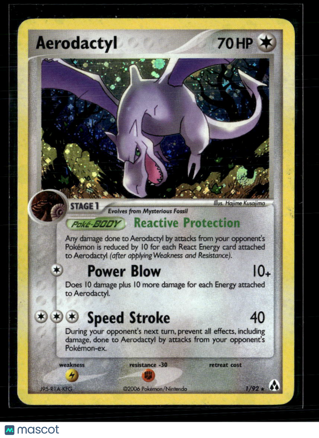 Pokemon 2006 EX Legend Maker Aerodactyl #1/92