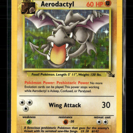 Pokemon 1999 Fossil Aerodactyl #1/62