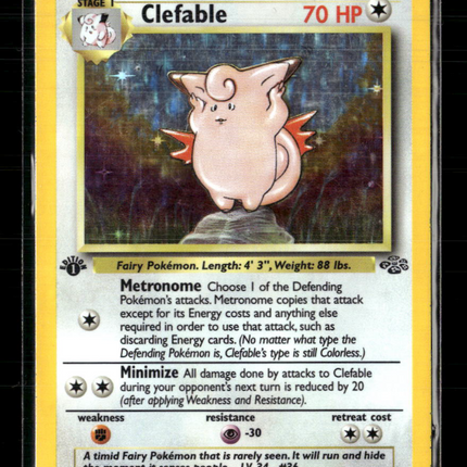 Pokemon 1999 Jungle Clefable 1st Edition #1/64