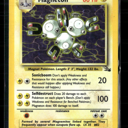 Pokemon 1999 Fossil Magneton #11/62