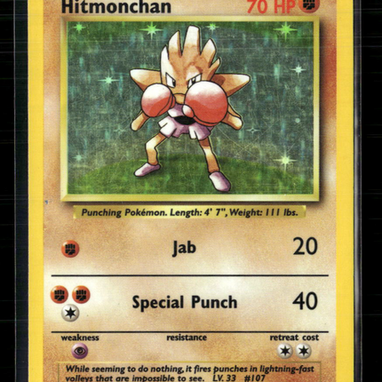 Pokemon 1999 Base Set Hitmonchan #7/102