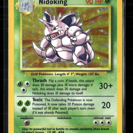 Pokemon 1999 Base Set Nidoking #11/102