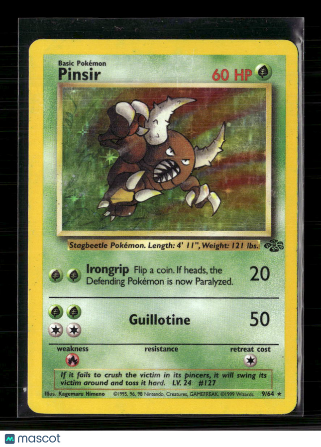 Pokemon 1999 Jungle Pinsir #9/64