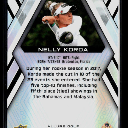 2026 Upper Deck Allure Golf Nelly Korda #41 RC