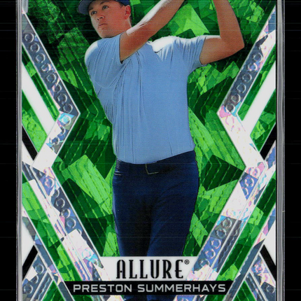 2026 Upper Deck Allure Golf Preston Summerhays #31 Green Quartz /99