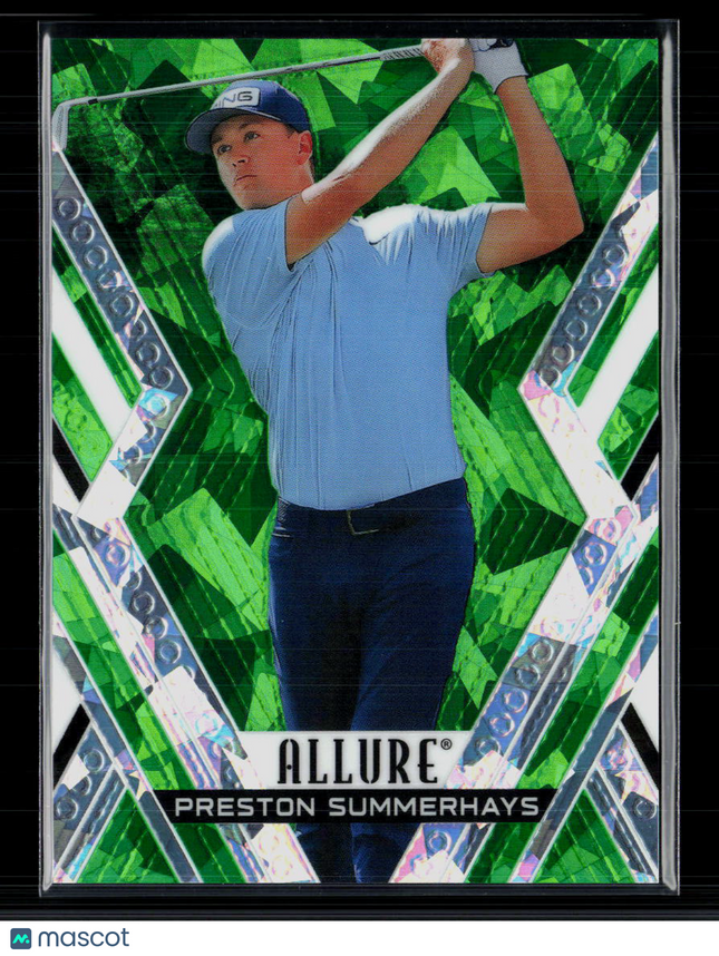2026 Upper Deck Allure Golf Preston Summerhays #31 Green Quartz /99